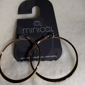 Minicci Gold Hoop Earrings